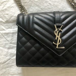 🚫SOLD🚫 YSL Medium Tri-Quilt Leather Chain Bag
